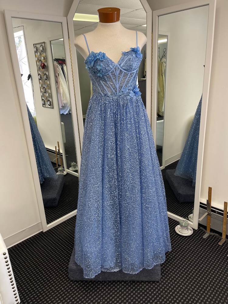 open lace back dress Prom Dress 33355